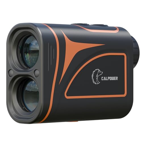 Golf & Hunting Rangefinder with Rechargeable Battery, 5/1200Y Camo Laser Range Finder 7X Magnification, Distance/Angle/Speed/Scan Multi Functional Waterproof Rangefinder with Case