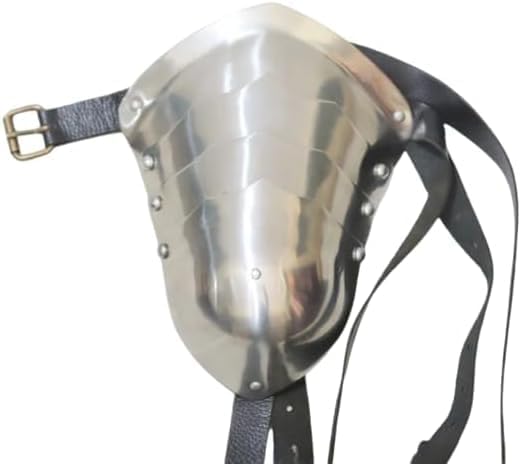Medieval Steel Codpiece Crotch Supporter Armor – 18 Gauge Wearable Knight Groin Guard for LARP, Reenactment & Costume