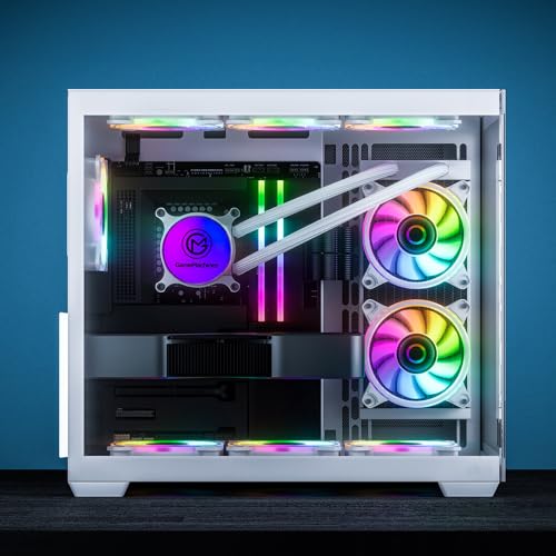 Cube Snow Edition – Gaming PC – Intel Core i7 12700KF – RTX 4060 – raffreddamento ad acqua – 1000 GB M.2 SSD – 32 GB RGB DDR4 – WLAN – Windows 11 Pro - PC Desktop - Immagine 2