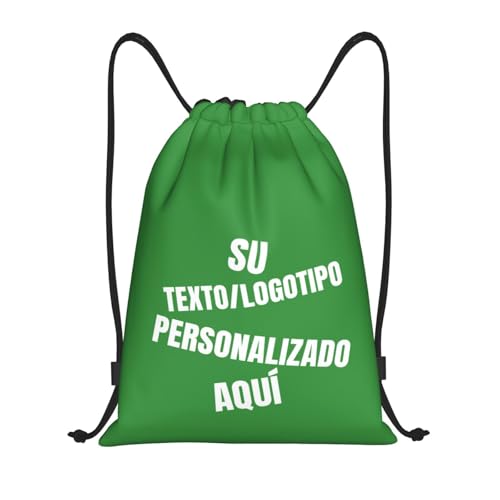 Tingwei Mochila personalizadas al por Mayor,Bolsa de Cuerda Personalizada para Hombres y Mujeres mochila gimnasio,mochila deporte Impermeable con Foto/Logo/Texto, Bolsa de Natación