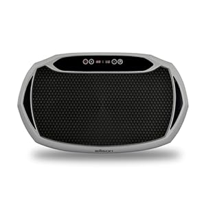 EILISON Atom Vibration Plate Exercise Machine – Full Body Vibration Plate for Lympathic Drainage with Acupressure – Home Fitness with Loop Bands for Weight Loss, 300lbs Capacity