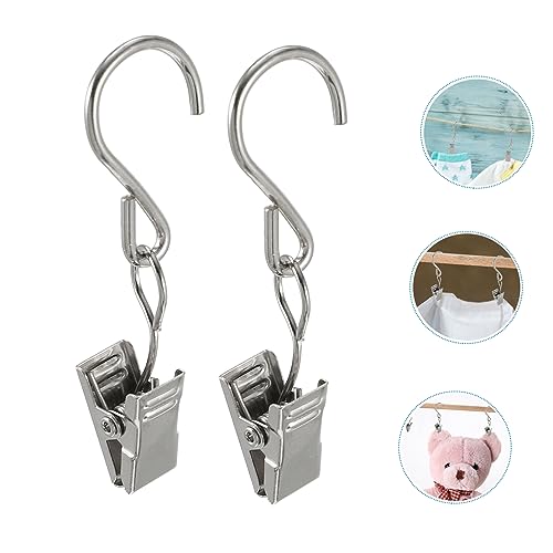 Gancho fijador de cortinas tipo s con abrazadera anticaída pack de 100 7