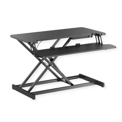 Value Rehausse de Bureau réglable en Hauteur, 800 x 400 mm, Noir