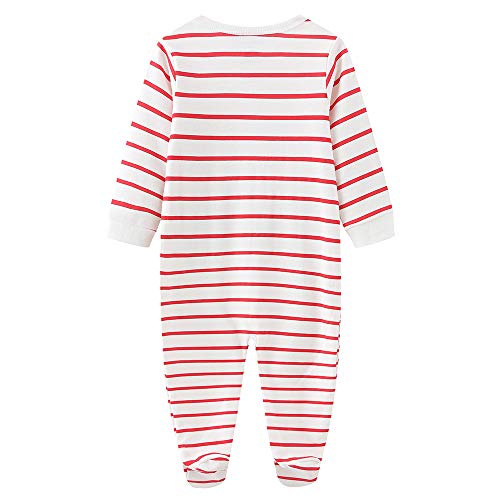 Image of Newborn Baby Boy Girl Organic Cotton Bodysuit Long Sleeve Jumpsuit 3-Pack Outfits Clothes,0-24Months
