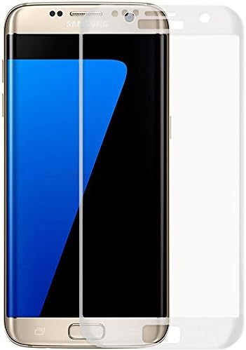 Galaxy S7 Edge Screen Protector, Modroid S7 Edge 3D Curved Full Coverage Premium Tempered Glass [Ultra Thin 0.2mm Thickness] for Samsung Galaxy S7 Edge-(Transparent Silver)
