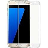 Galaxy S7 Edge Screen Protector, Modroid® S7 Edge 3D Curved Full Coverage Premium Tempered Glass [Ultra Thin 0.2mm Thickness] for Samsung Galaxy S7 Edge-(Transparent Silver)