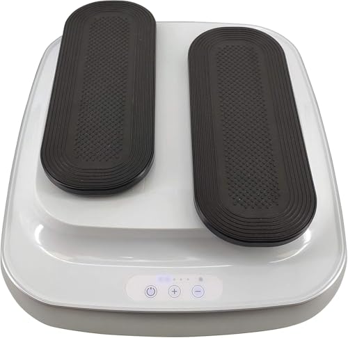 Identidades, Simulador de Caminar, Ejercitador de Piernas Eléctrico, Caminar Sentado, Estimular Piernas y Corazón, Ideal para Senior, Dispositivo ultra silencioso, Control remoto inalámbrico