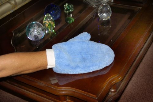 Eurow MMITT-B-2 Microfiber Terry Weave Lint-Free Dusting & Polishing Mitt thumb #3
