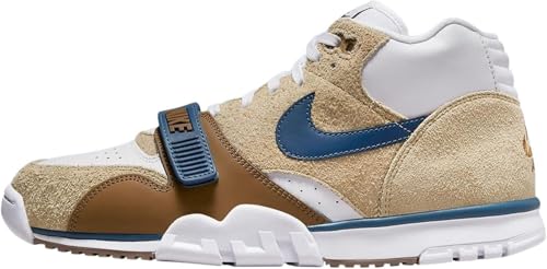 Nike mens Air Trainer 1 Shoes, Limestone/Ale Brown/White/Vale, 92