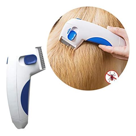 Akemaio Electric Dog Flea Comb Pet Flea Zapper Comb Fleas Mites Removal Tool (Weak current comb) Cover