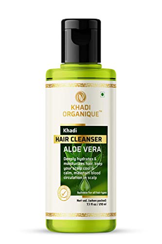 Image of Khadi Organique Aloe Vera Herbal Hair Cleanser-210Gms