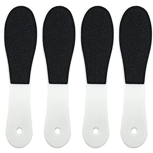 4 Pieces Double-Sided Foot File Foot Rasp File Dead Skin Remover Foot Scrubber Hard Skin Remover Foot Care for Wet and Dry Cracked Feet