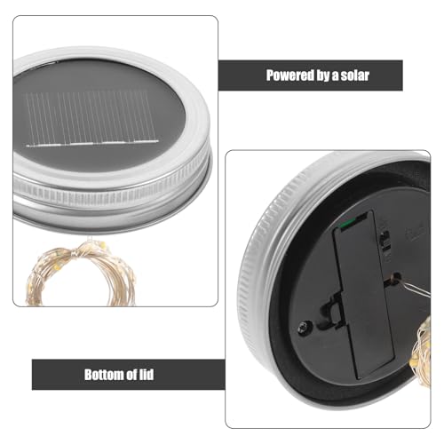 Guirnalda solar exterior para noches mágicas: luces acogedoras en pack de 2 piezas 3