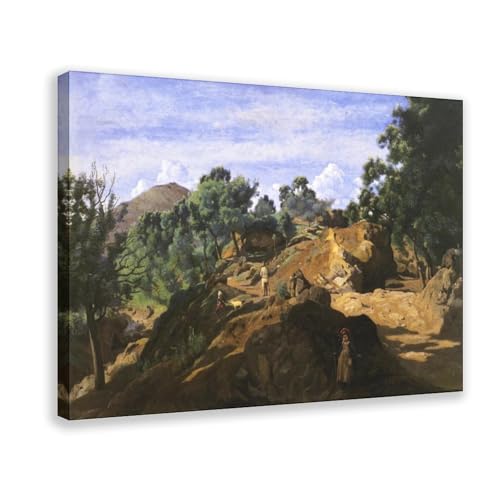 Toile Camille Corot pour habiller un mur vide de bureau facilement