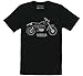 Powertex Charcoal Motorcycle T-Shirt Charcoal Medium Black Charcoal