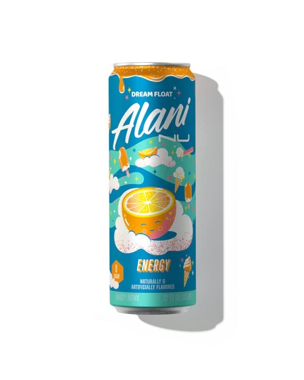 Buy Alani Nu Sugar-Free Energy Drink, Pre-Workout Performance, Dream Float, 12 oz Cans (Pack of