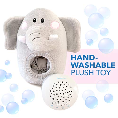 Baby Soother Cry Activated Toys Elephant White Noise Sound Machine, Toddler Sleep Aid Night Light, Unique Baby Girl Gifts & Baby Boy Gifts, Baby Shower Gifts, Portable, New Baby Gift, Gender Neutral