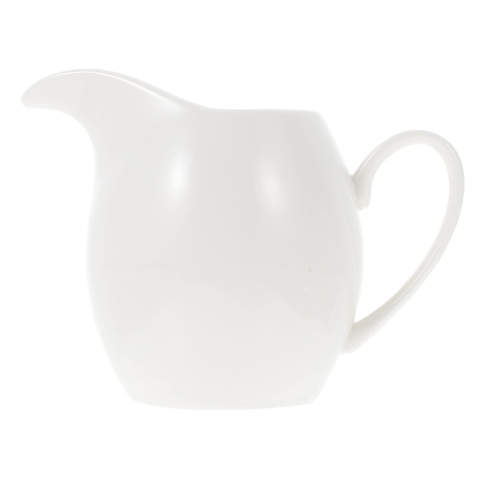 Mikinona 1pc Milk Jug White Coffee Mugs Tea Creamer Pitcher Coffee Syrup Container Coffee Creamers Creamer Cups Sauce Jug Milk Cup Coffee Espresso Coffee Milk Creamer Pitcher Ceramics