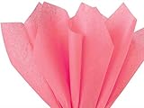 Coral Rose Tissue Paper 15 x 20-100pk Premium Quality Tissue Paper Made in USA