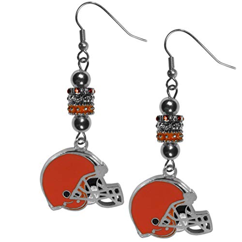 NFL Siskiyou Sports Womens Cleveland Browns Euro Bead Earrings One Size Team Color
