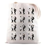 JNIAP Movie Inspired Gift Fiction Twist Dance Tote Bag Pulp Dancing Lover Gift (Fic-tion Dance Tote Bag)