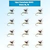 Blue Winged Olive Parachute 12 Pack – Dry Fly for Trout Fly Fishing – Realistic Mayfly Pattern for Rivers, Creeks & Streams – Hand Tied Floating Trout Fly Set (16) #1