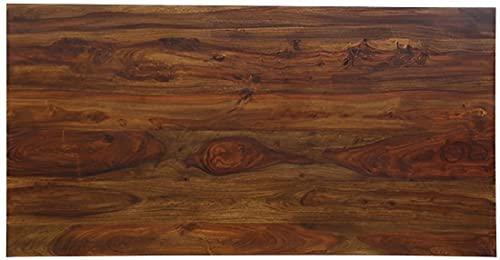 Image of VK Furniture Solid Sheesham Wood Center Coffee Table for Living Room Bed Room Waiting Room Hotels Office Restaurant Cafe | Wooden Coffee Table | Center Table | Brown Honey Finish