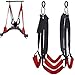 Phrat Couple Sex Swing, 360 Spinning Réglable Sex Swing Couple Yoga Home Plaisir Extrême Intérieur Bretelles Réglables Swing S & M Outil De Jeu avec Masque pour Les Couples Jouent Au Lit Exercice