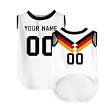 Personalisiert Hunde Trikot Deutschland Wm Shirt Mit Name Nummer Fussball Hundeshirt Für Kleine Mittlere Große Katze Haustier Kleidung