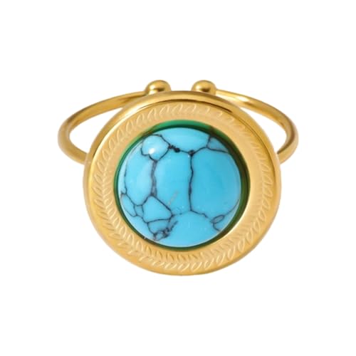 [KAHDGSS] Elegant French Vintage Design Open Rings Adjustable Size Stainless Steel Jewelry for Fashion and Gifts Fashion Accesso