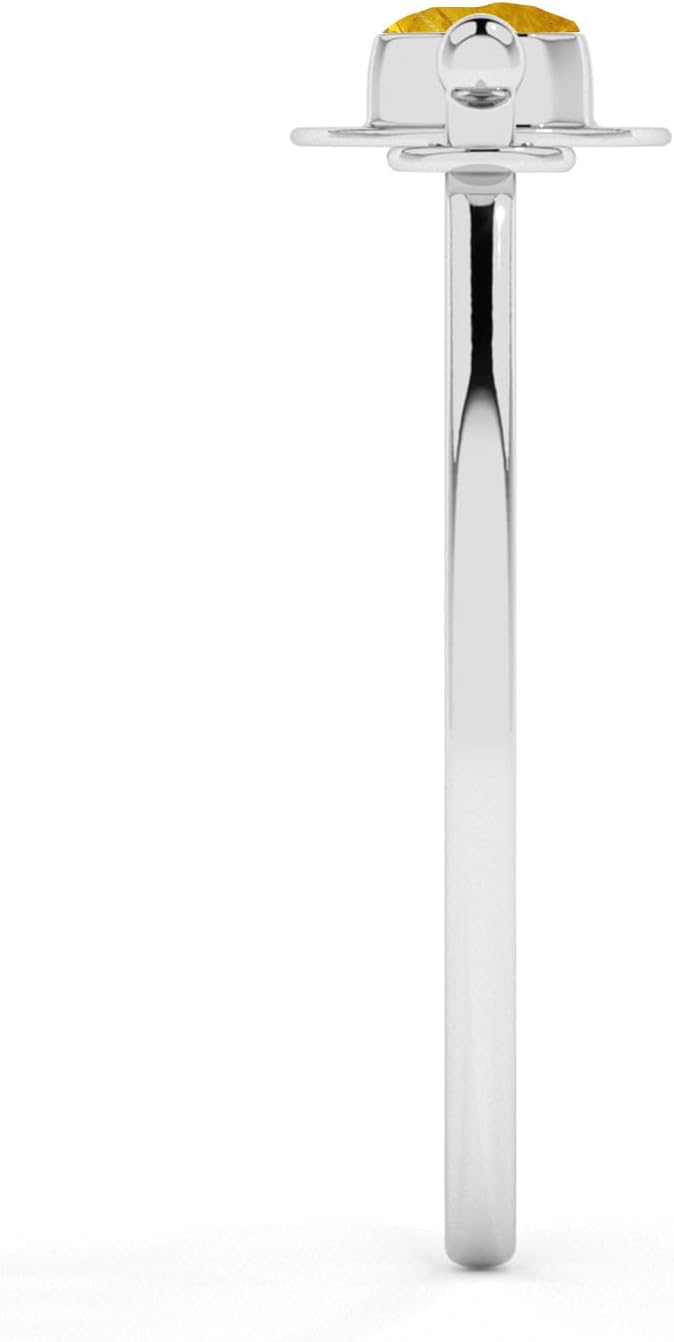 15.5x8mm Natural Raw Amber Twister Bangle Bracelet in Sterling Silver for Women, October Birthstone Jewelry Gifts for Her Birthday, Anniversary, Christmas, Graduation (Bezel-Set) - Image 5