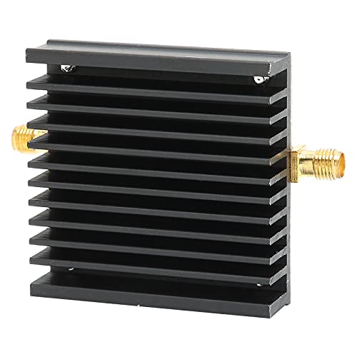 RF SMA SMA Femenino Amplificador de Potencia Módulo 380‑450MHz DC 5‑7.2V Convertir señales de Radio de música eléctrica con Cable