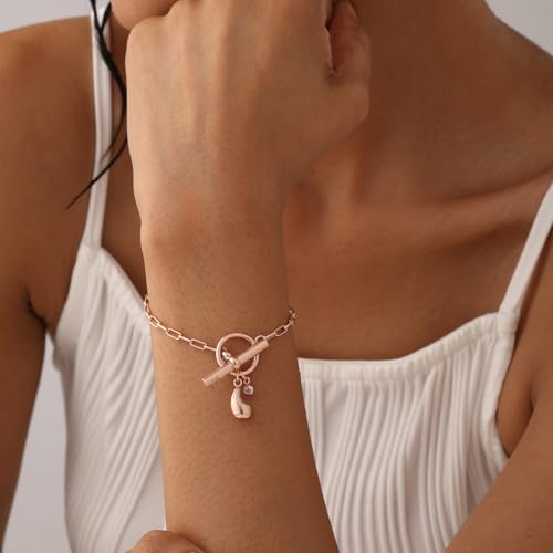 Image of TRUESILVER ACPL 925 Sterling Silver Bracelet for Women | BIS Hallmarked T-Bar Interlock Link Chain Bracelets Gift for Anniversary Wedding Birthday