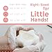 myHomeBody Konjac Baby Sponge for Bathing, Cute Shapes Natural Kids Bath loofah for Infants, Toddler, Newborns, Safe Plant-Based, 3pc. Set: Butterfly, Ladybug, Star