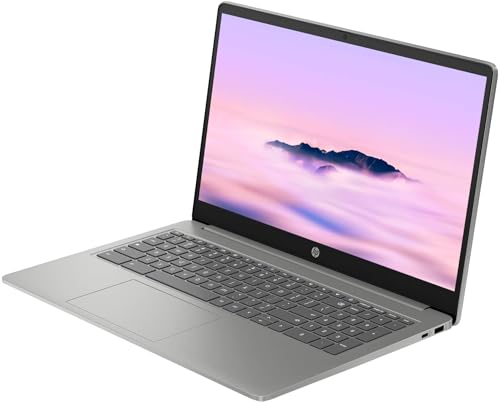 Image of HP Chromebook Plus 15 Laptop(15.6 inch FHD Anti-glare, Intel Core i3-N305, 8GB DDR5 RAM, 128GB UFS + 128GB SD Card)for Business & Students, Wi-Fi6, 1080p Webcam, 13-Hour Battery Life, Chrome OS (Renewed)