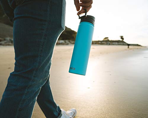 MIRA 24 oz Insulated Water Bottle - Stainless Steel Thermo with One-Touch Quick-Open Spout - Double Wall Hot & Cold (24Hr Cold/12Hr Hot) - Rose Pink