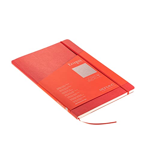 Cahier relié A4 Fabriano Ecoqua Plus à pois rouge pour notes - 4