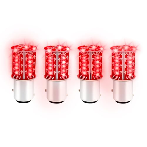 CHRYMUM 4PCS 1157 LED Bulb, Brake Light Bulb, Super Bright