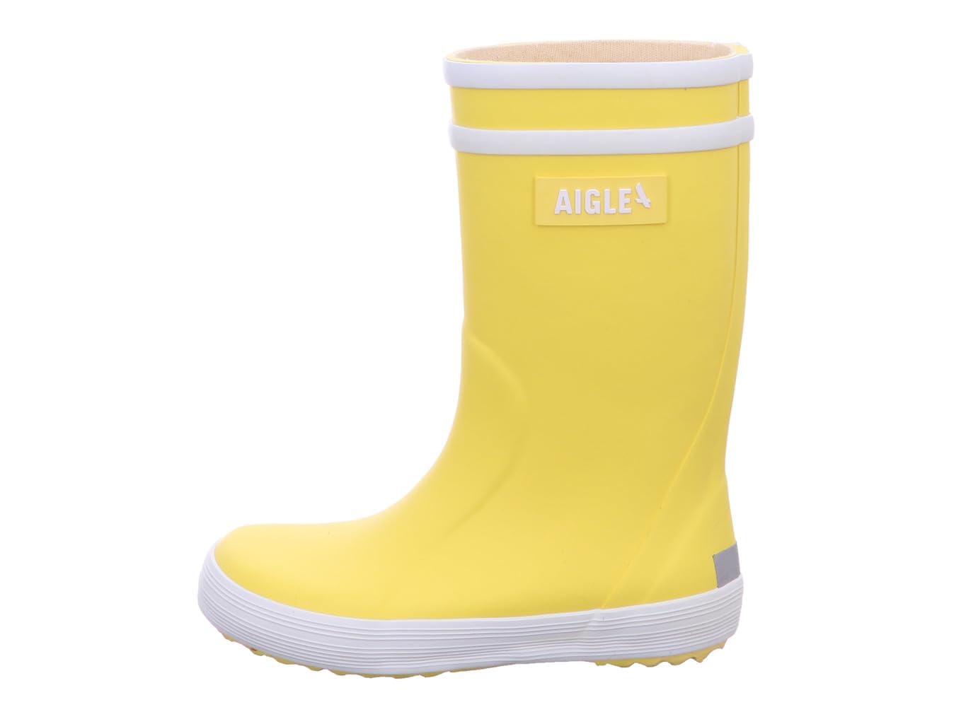 Aigle Unisex Kid's Lolly Pop 2 Rain Boot, Yellow White, 37 EU
