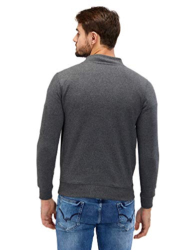 Image of Maniac Men's Fullsleeve Round Neck Dark Grey Camouflage Cotton Jacket
