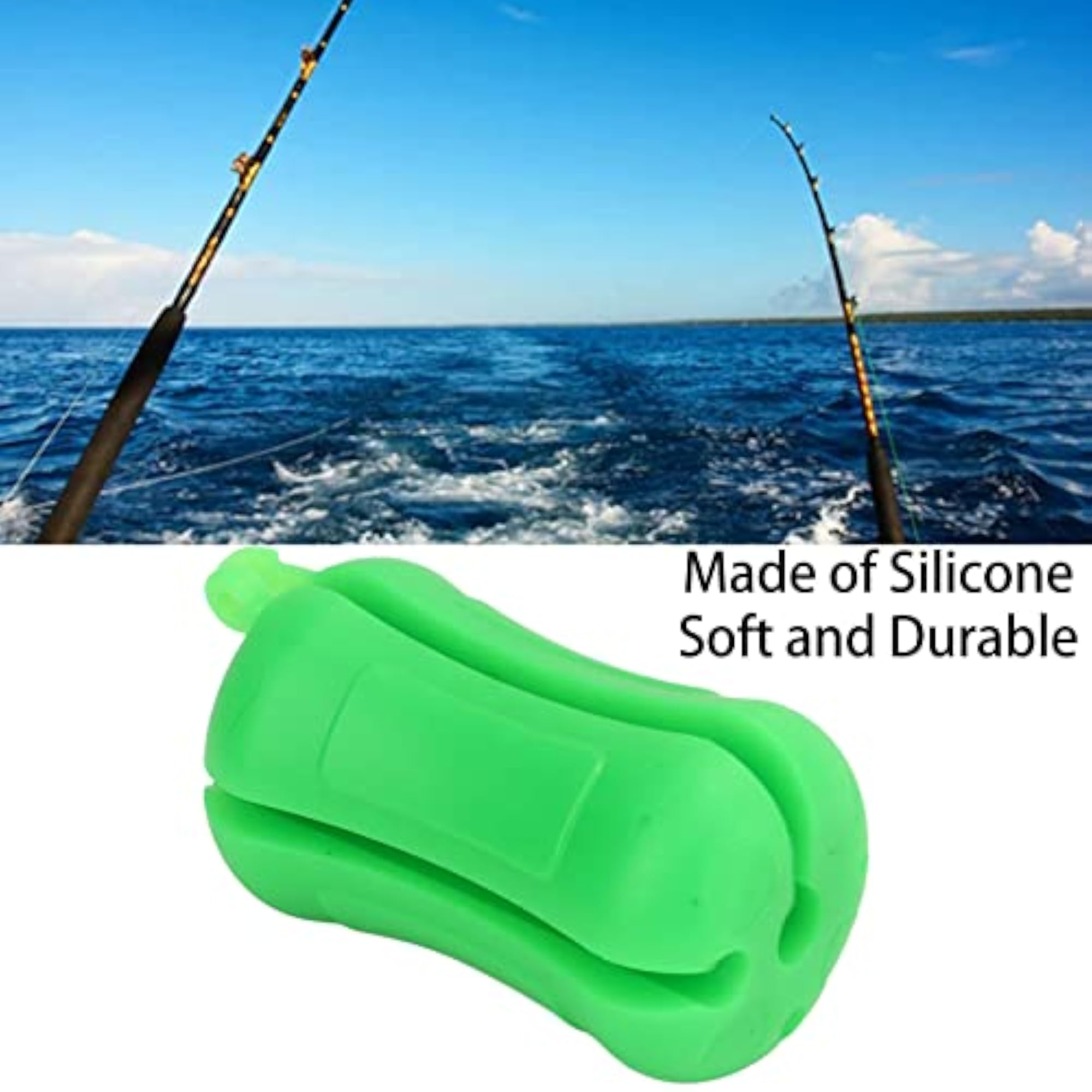 Reusable Fishing Pole Clip with 5 Slots