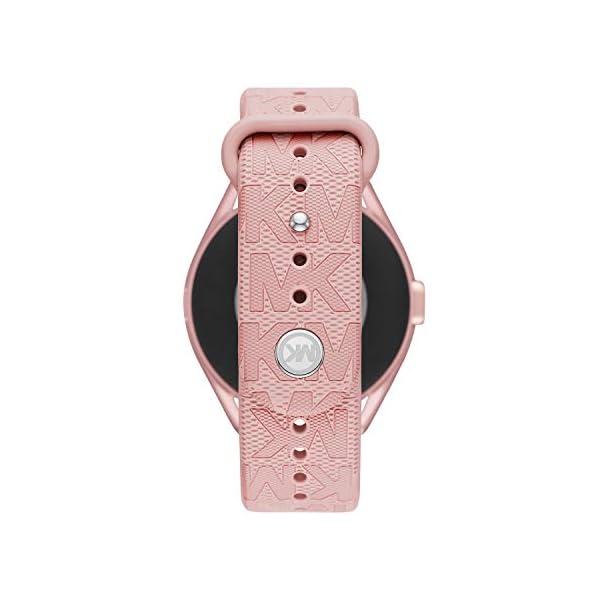 Michael Kors Women's MKGO Gen 5E 43mm Touchscreen Smartwatch with Fitness Tracker, Heart Rate, Contactless Payments, and Smartphone Notifications, Pink, MKT5116V - Image 4