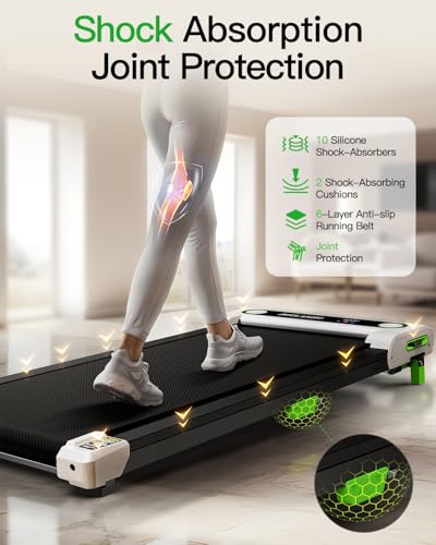 Image of Walking Pad with Incline, Akluer Incline Treadmills for Home, 2.5 HP Under Desk Treadmill Small with Remote Control, Walking Pad Small Treadmill with LED Display