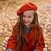 Jastore Kids Beret Hats for Girls French Wool Berets Hat Classic Fashion Warm Beanie Cap for Toddler Little Girl (US, Age, 4 Years, 10 Years, Caramel)