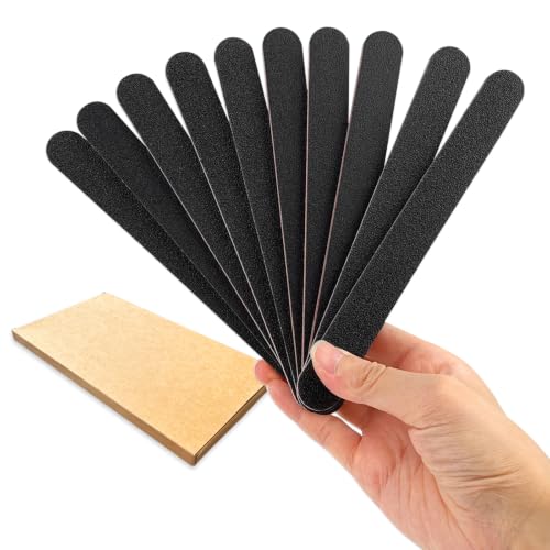 HeeYaa 10 Pack Nail Files, Professional Double Sided 100/180 Grit Emery Board for Manicure Pedicure...