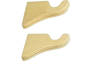Brackt Unfinished Wood Curtain Rod Holder 1-3/8" 3-1/2"