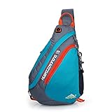 Leichtgewichtler & Portable: Maß: 29x13x44 (Länge x Breite x Höhe). Gut gepolsterter Rücken und breiter Schultergurt, sowohl für Normal- als auch für Übergrößen geeignet. Mit diesem bequemen Schlingenrucksack können Druck und Müdigkeit durch den verdickten Schultergurt und das 3D-Rückenpolster erheblich reduziert werden. Mit dem atmungsaktiven Rückendesign ist es kein Problem, sich heiß zu fühlen.