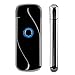 USB Lighters Metal Rechargeable Windproof Flameless Electronic Coil Cigar Cigarette Lighter No Gas Lighter,Oiikury Fingerprint ID lighter (Black Ice)