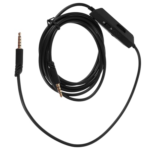 Cable audio A10 con control de micrófono integrado para una comunicación clara en PC