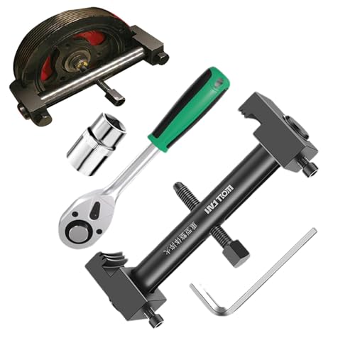 プーリー取り外しツール、クランクプーリー取り外しツール - 調整可能なプーラーセット サーペンタインハーモニックバランサープーラー,タイミングクランクシャフトプーリーツール、自動車修理用の柔軟な取り外しツール